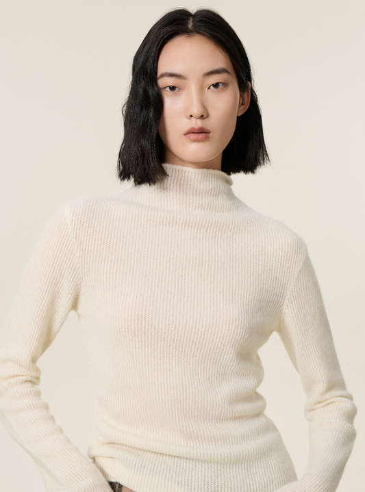 Slim-fit Silk-Cashmere Sweater