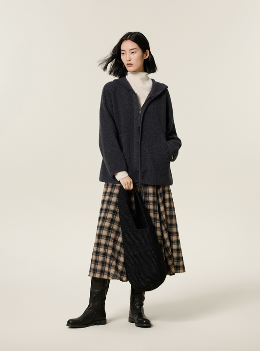 Cashmere oversized coat