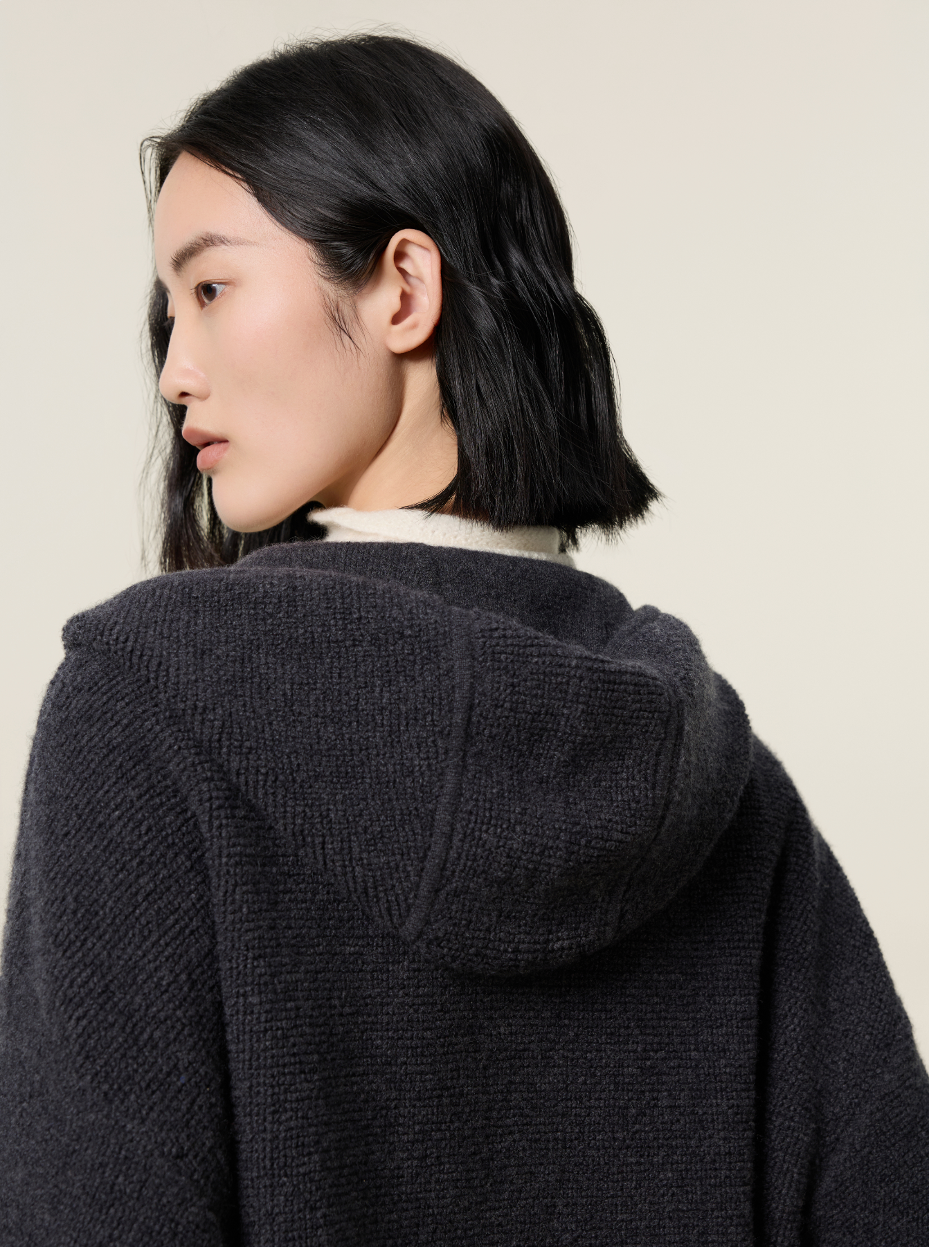 Cashmere oversized coat